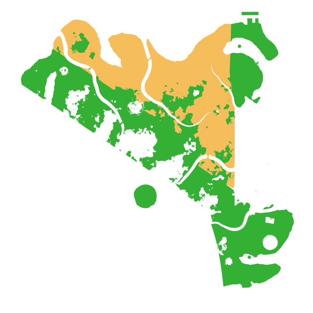 Biome Rust Map: Procedural Map, Size: 3750, Seed: 1345731793