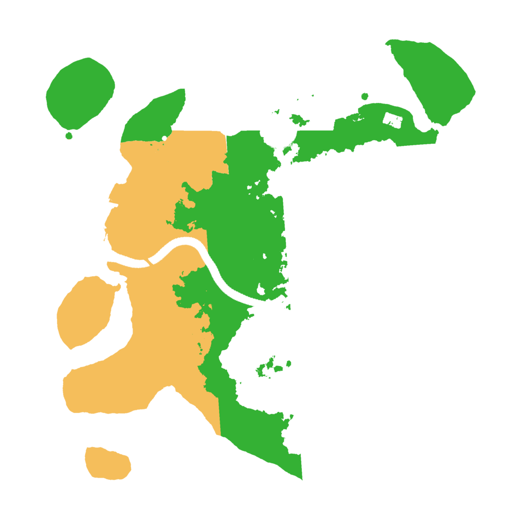 Biome Rust Map: Procedural Map, Size: 3000, Seed: 1153705045