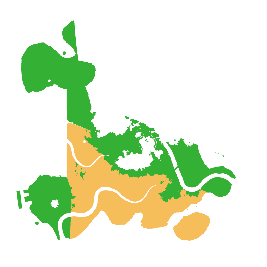 Biome Rust Map: Procedural Map, Size: 3000, Seed: 1096662253