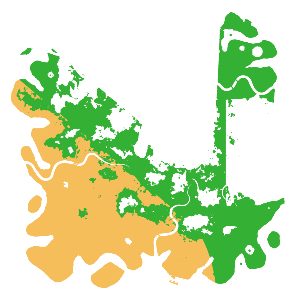 Biome Rust Map: Procedural Map, Size: 5000, Seed: 349353632