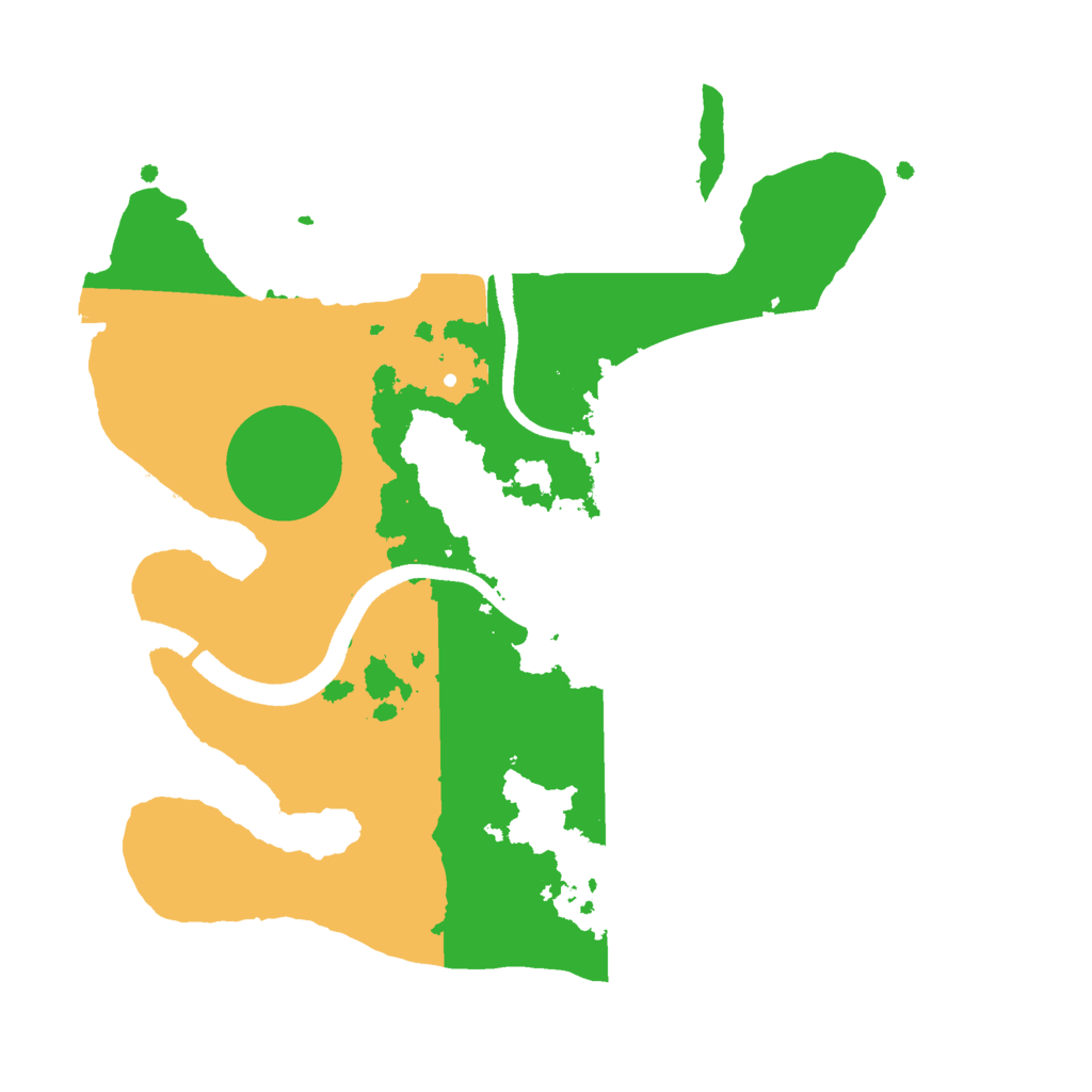 Biome Rust Map: Procedural Map, Size: 2500, Seed: 1813155523