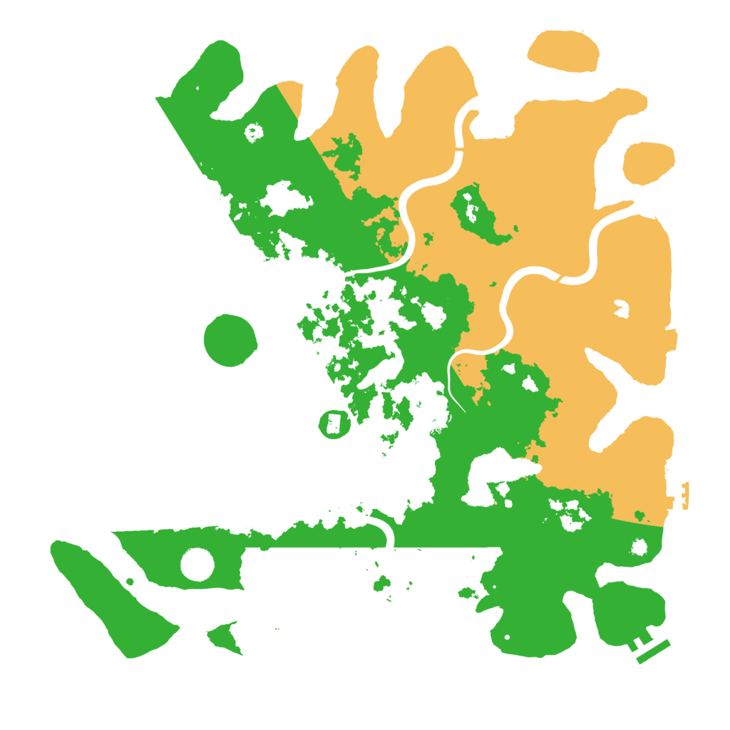 Biome Rust Map: Procedural Map, Size: 4000, Seed: 1369322511
