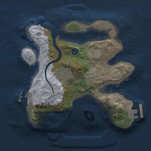 Thumbnail Rust Map: Procedural Map, Size: 2200, Seed: 671120964, 6 Monuments