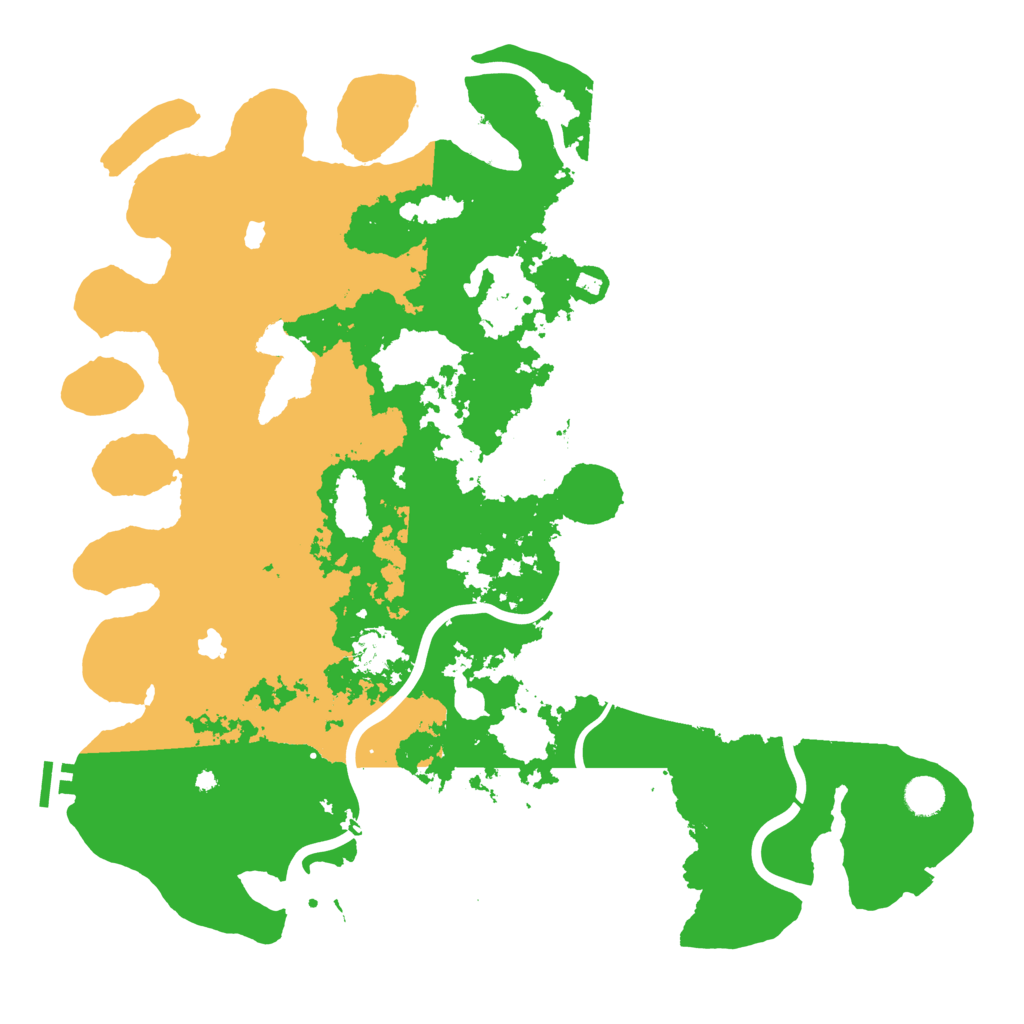 Biome Rust Map: Procedural Map, Size: 4500, Seed: 898144008