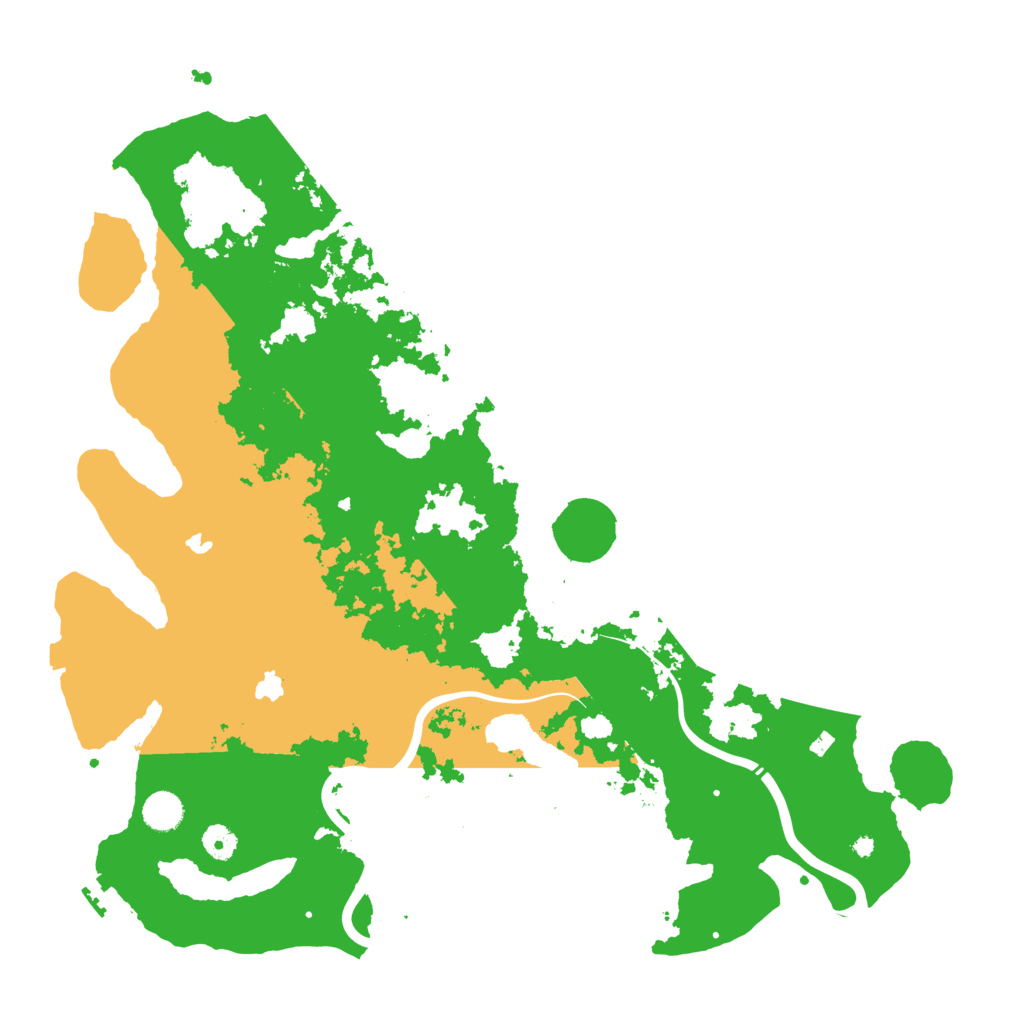 Biome Rust Map: Procedural Map, Size: 4500, Seed: 626080563