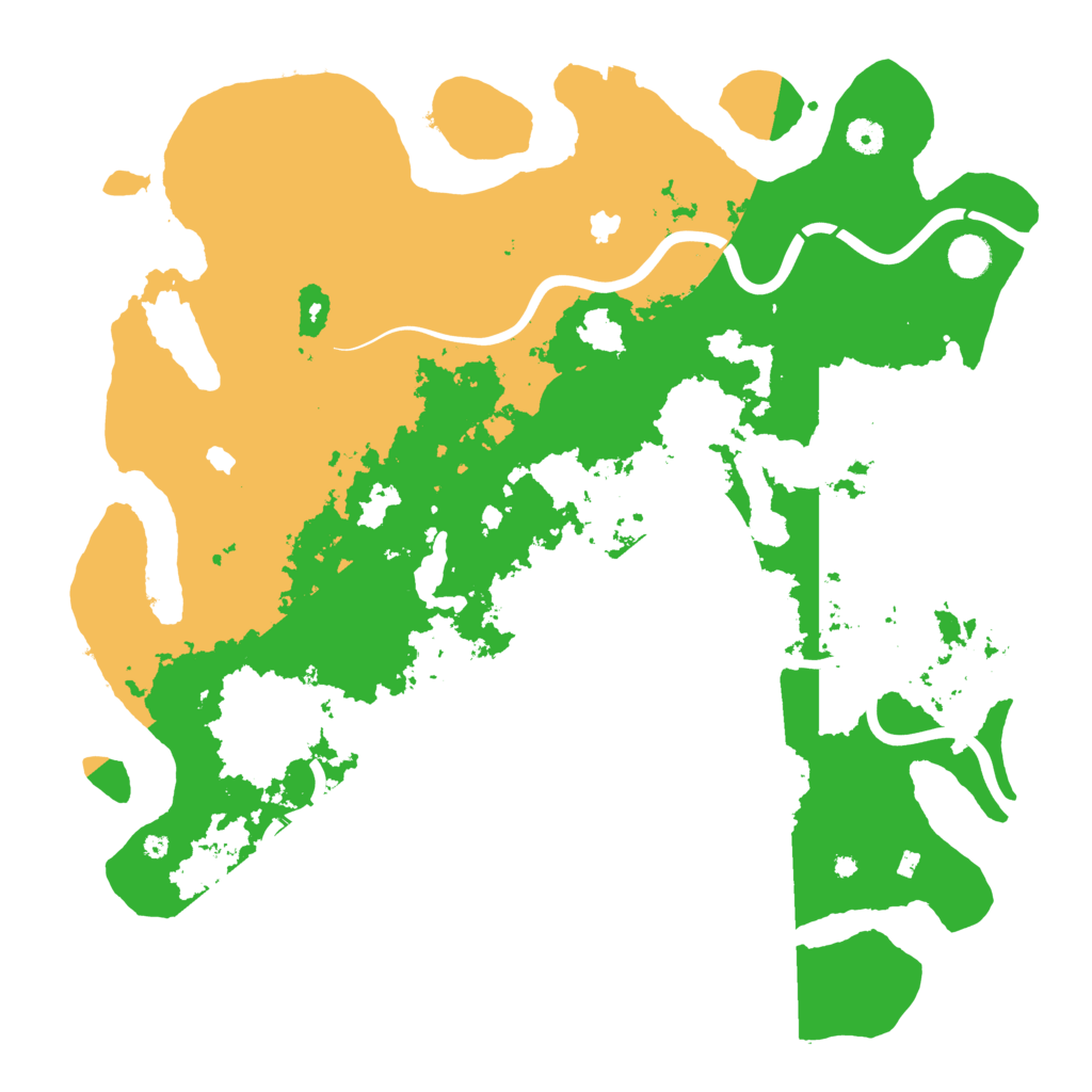 Biome Rust Map: Procedural Map, Size: 4500, Seed: 881021646
