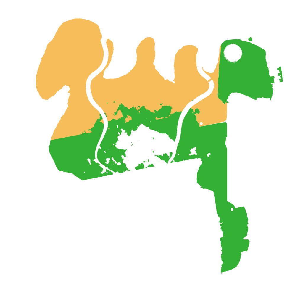 Biome Rust Map: Procedural Map, Size: 3000, Seed: 20852