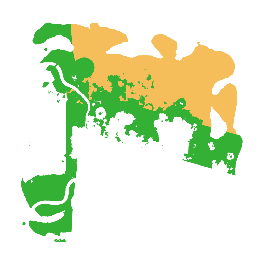 Biome Rust Map: Procedural Map, Size: 3500, Seed: 1238358154