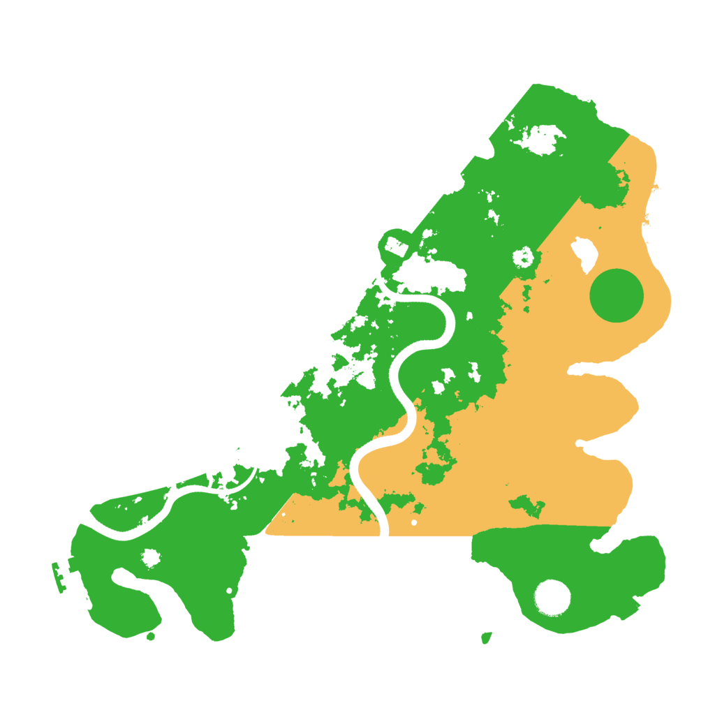 Biome Rust Map: Procedural Map, Size: 3500, Seed: 1333342920