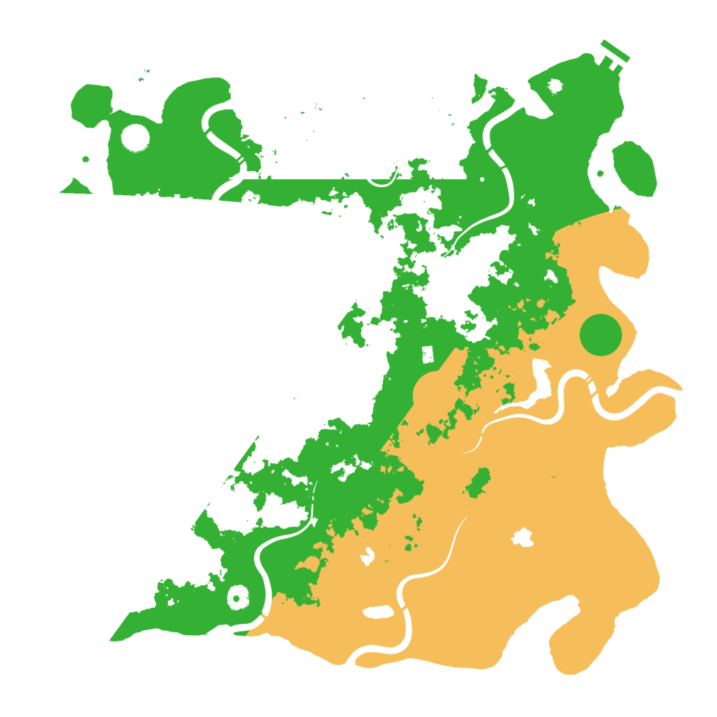 Biome Rust Map: Procedural Map, Size: 4500, Seed: 26092711