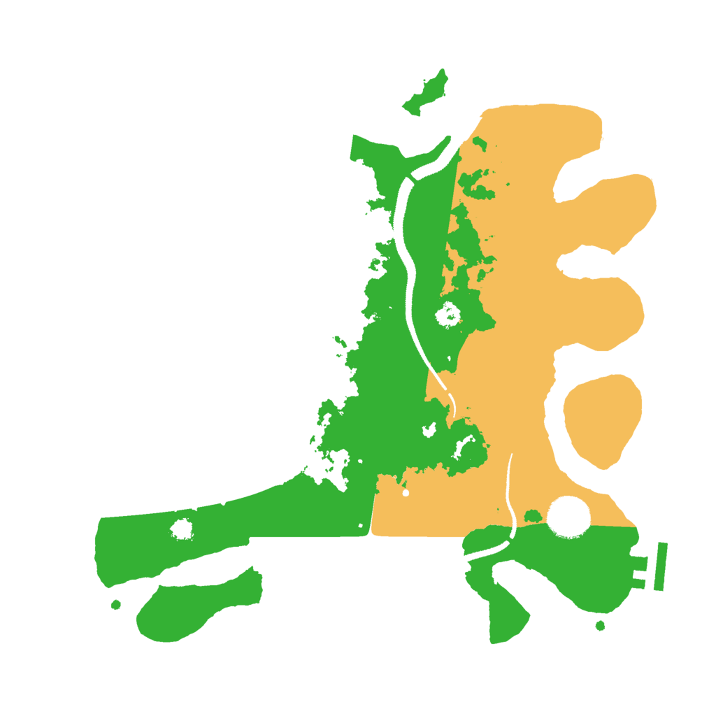 Biome Rust Map: Procedural Map, Size: 3000, Seed: 42560