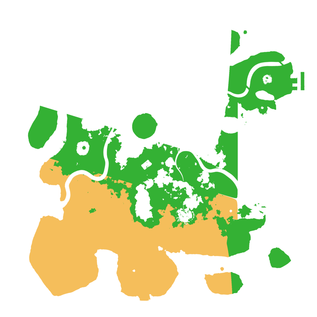Biome Rust Map: Procedural Map, Size: 3500, Seed: 8022026