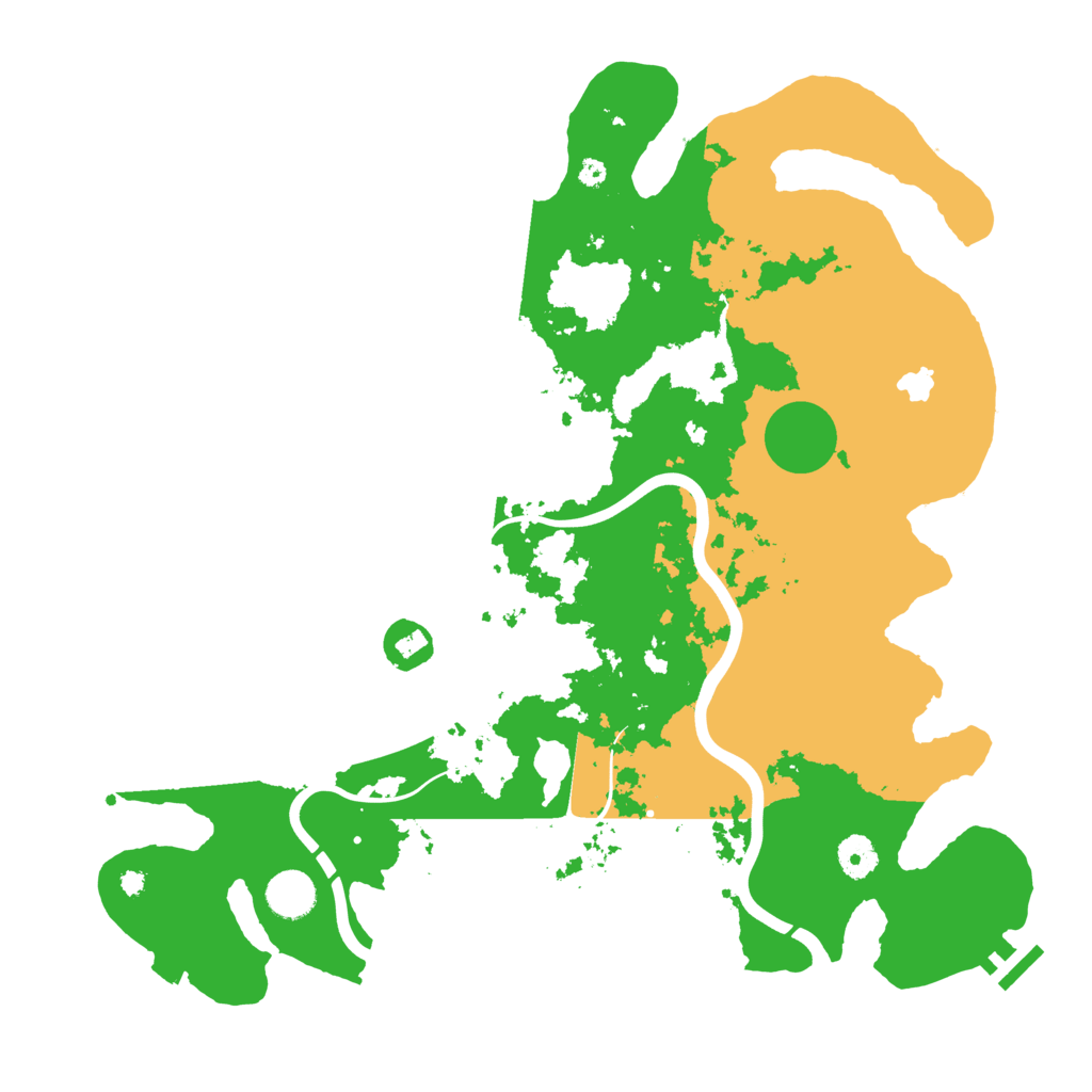 Biome Rust Map: Procedural Map, Size: 4000, Seed: 57195140