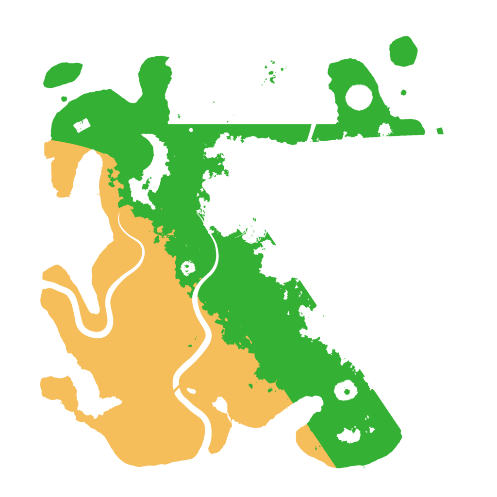 Biome Rust Map: Procedural Map, Size: 3500, Seed: 2314
