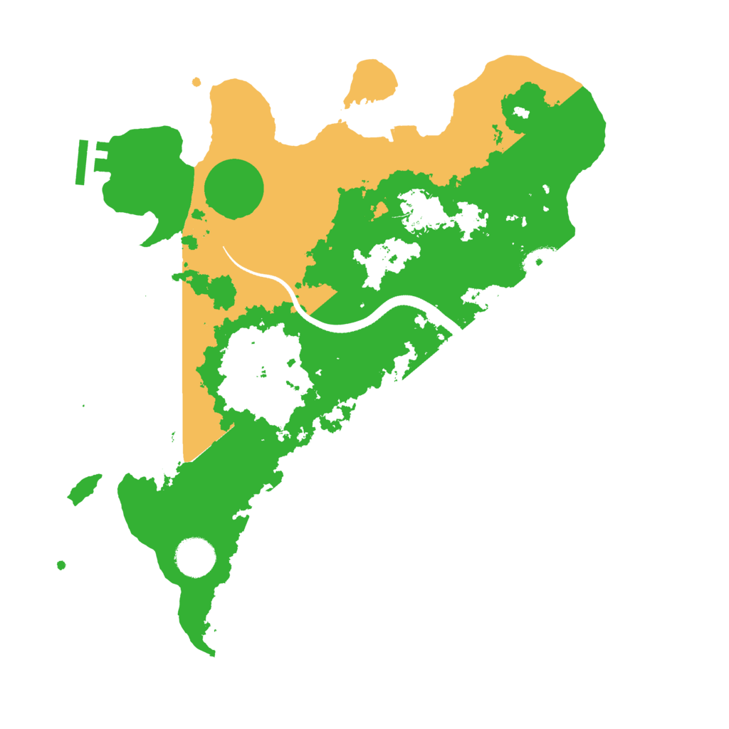 Biome Rust Map: Procedural Map, Size: 3275, Seed: 13
