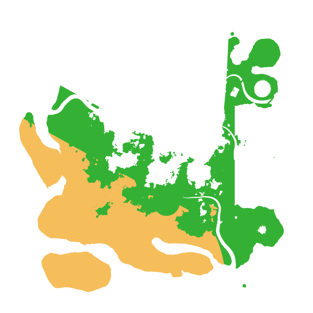 Biome Rust Map: Procedural Map, Size: 3500, Seed: 648133104