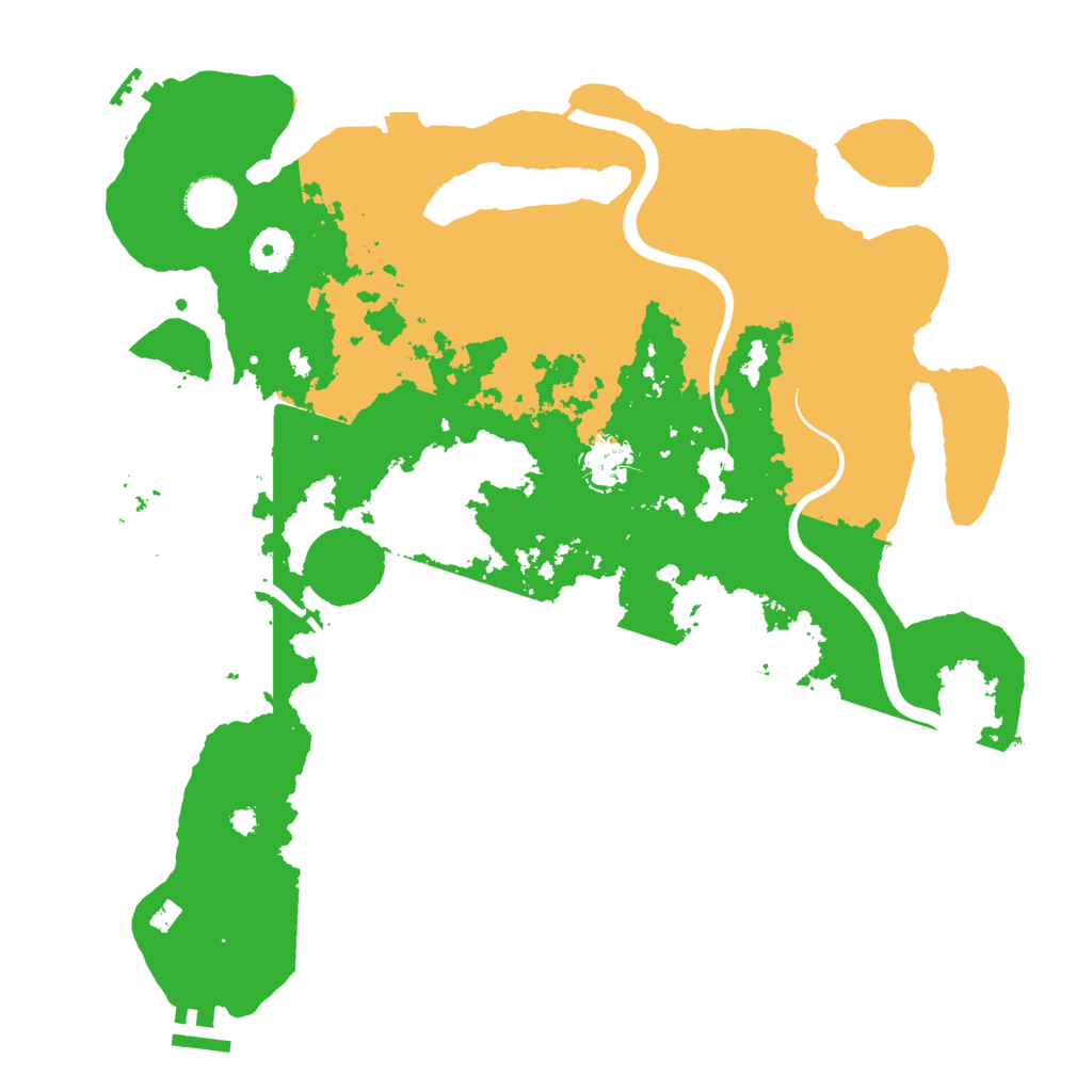 Biome Rust Map: Procedural Map, Size: 3750, Seed: 200119439