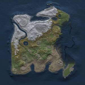 Thumbnail Rust Map: Procedural Map, Size: 2750, Seed: 420420, 8 Monuments