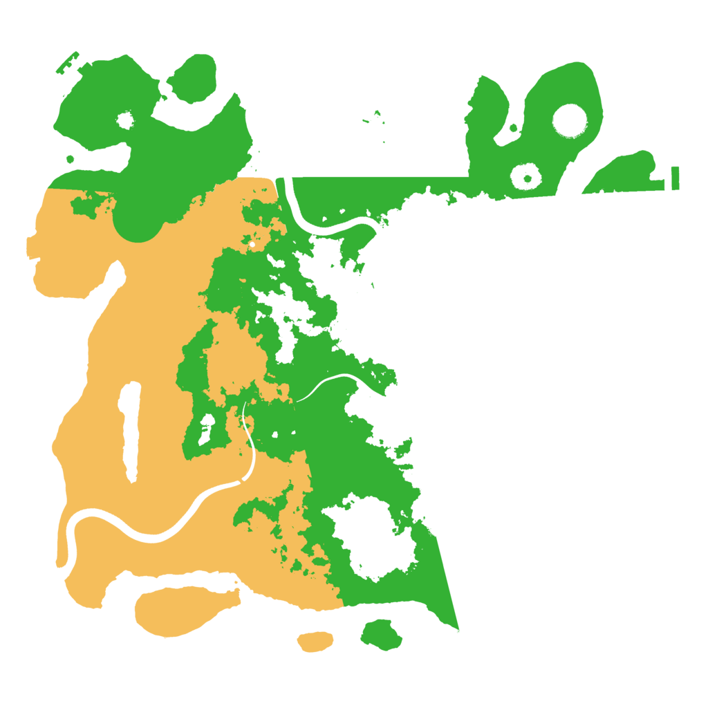 Biome Rust Map: Procedural Map, Size: 3700, Seed: 411950003