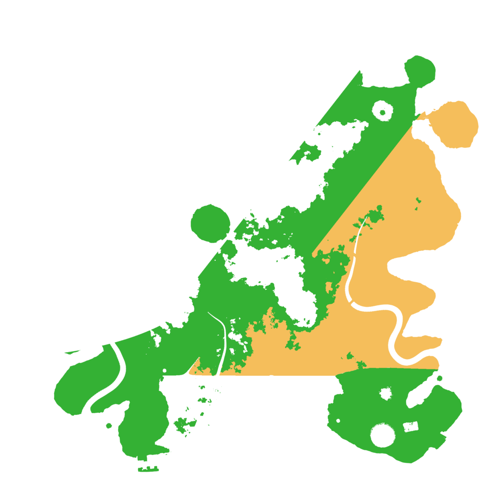 Biome Rust Map: Procedural Map, Size: 3700, Seed: 473562679