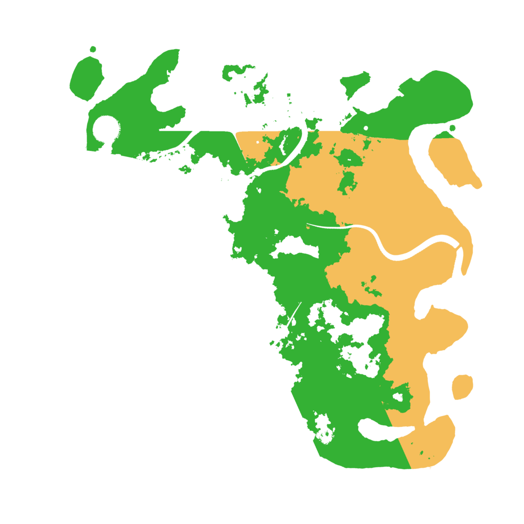 Biome Rust Map: Procedural Map, Size: 3400, Seed: 186372581