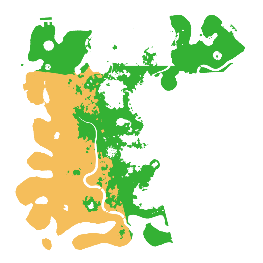 Biome Rust Map: Procedural Map, Size: 4500, Seed: 1428006664