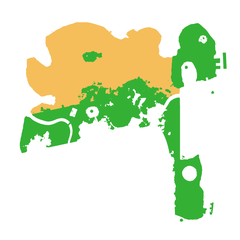 Biome Rust Map: Procedural Map, Size: 3000, Seed: 73818