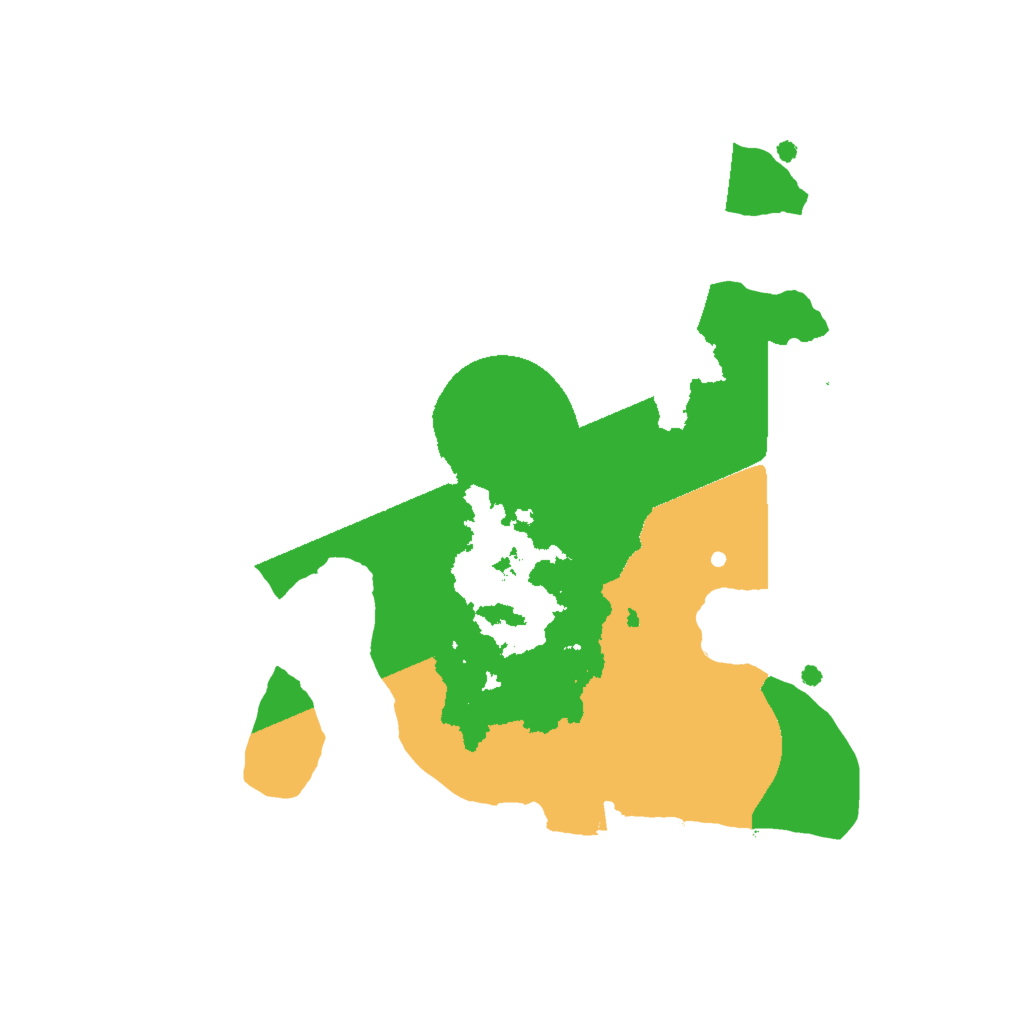 Biome Rust Map: Procedural Map, Size: 2000, Seed: 1345345
