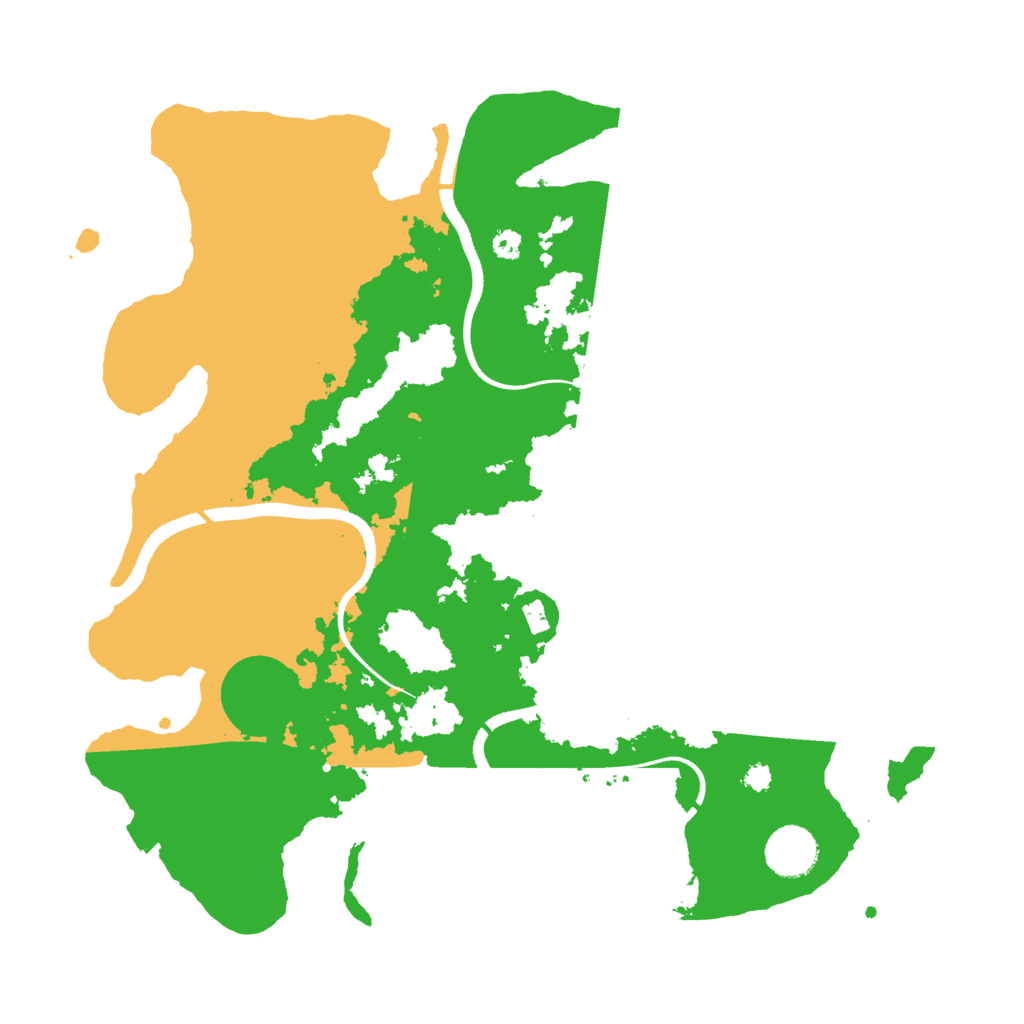 Biome Rust Map: Procedural Map, Size: 3500, Seed: 82797658