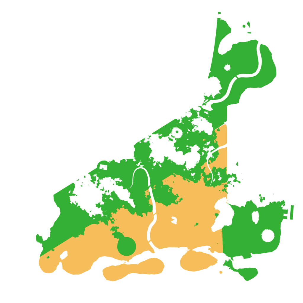 Biome Rust Map: Procedural Map, Size: 4250, Seed: 80935694
