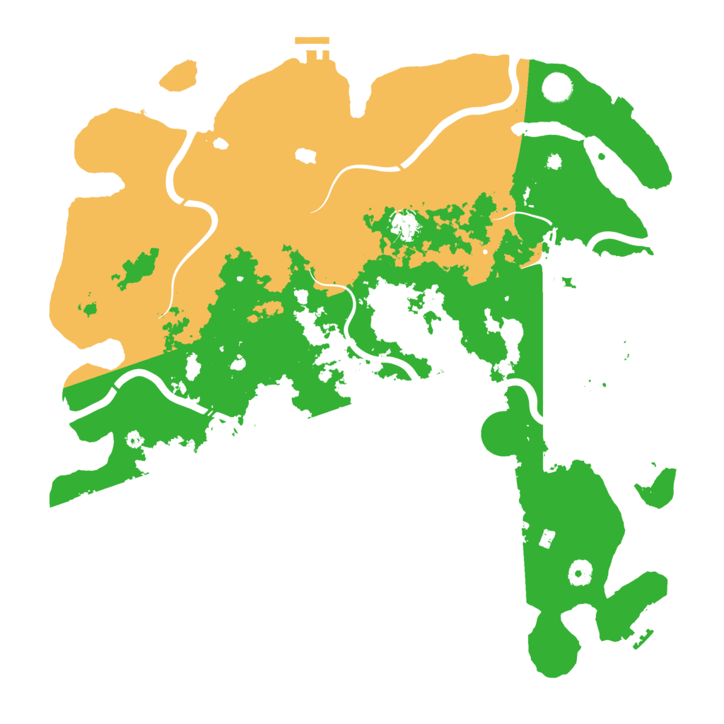 Biome Rust Map: Procedural Map, Size: 4250, Seed: 1033496146