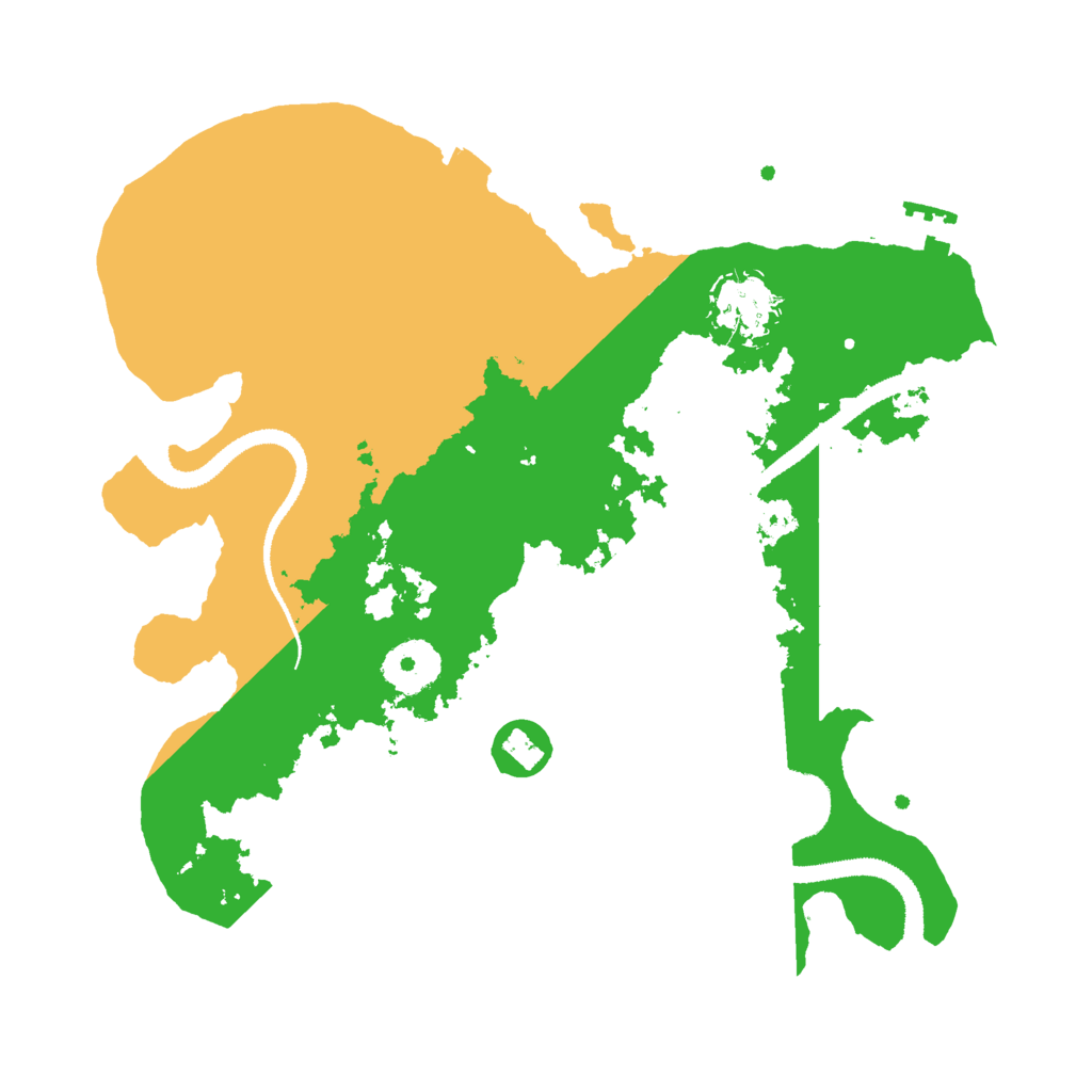 Biome Rust Map: Procedural Map, Size: 3000, Seed: 646953480