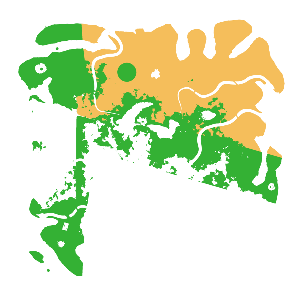 Biome Rust Map: Procedural Map, Size: 4250, Seed: 2117659924