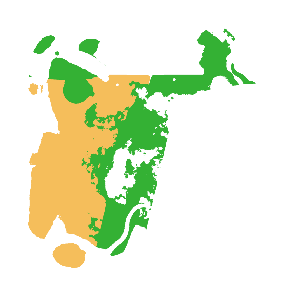 Biome Rust Map: Procedural Map, Size: 3000, Seed: 168289176