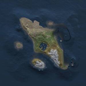 Thumbnail Rust Map: Procedural Map, Size: 1720, Seed: 523810, 3 Monuments