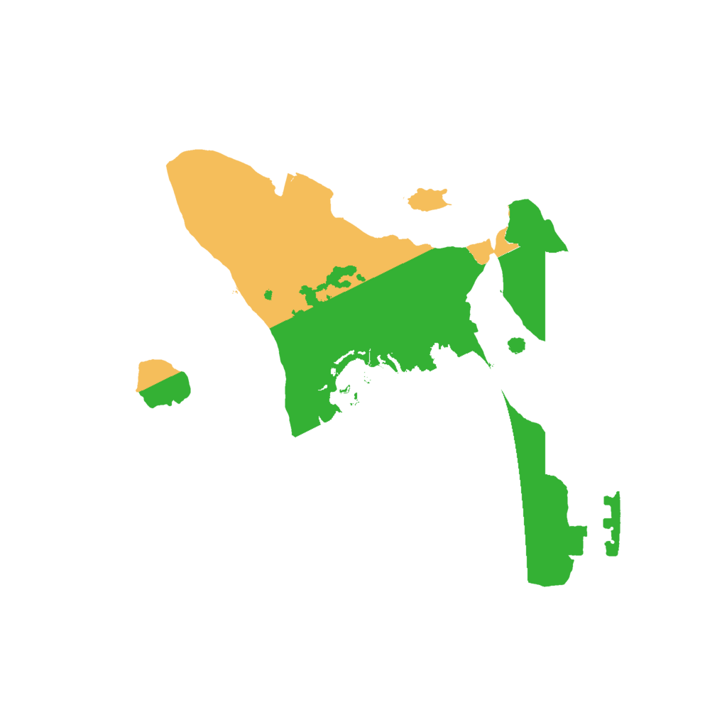 Biome Rust Map: Procedural Map, Size: 1720, Seed: 523810