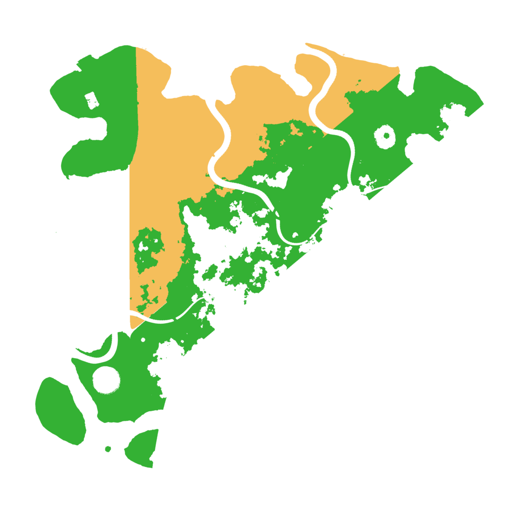 Biome Rust Map: Procedural Map, Size: 3500, Seed: 314651521