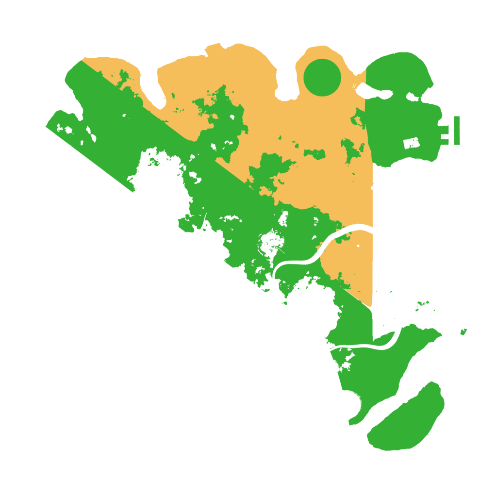 Biome Rust Map: Procedural Map, Size: 3500, Seed: 1719158738