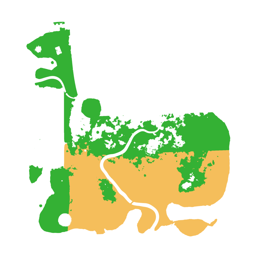 Biome Rust Map: Procedural Map, Size: 3500, Seed: 538014932