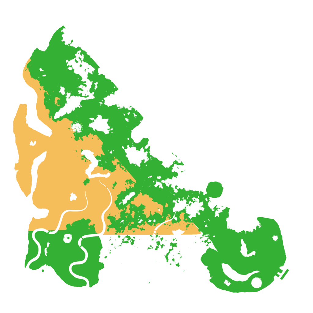 Biome Rust Map: Procedural Map, Size: 5200, Seed: 847362