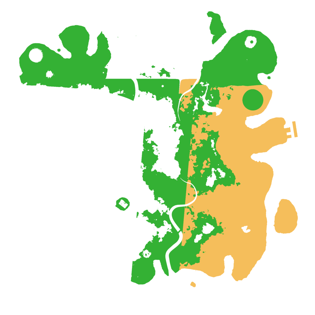 Biome Rust Map: Procedural Map, Size: 4000, Seed: 224374507