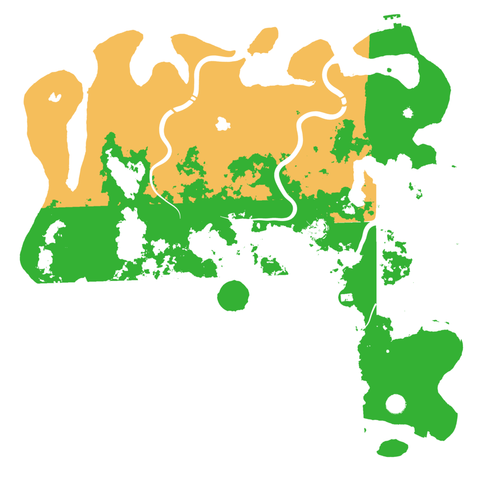 Biome Rust Map: Procedural Map, Size: 4500, Seed: 779325587