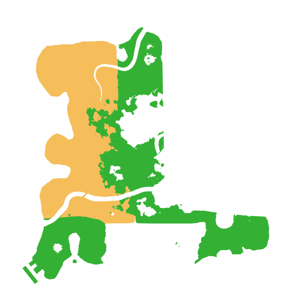 Biome Rust Map: Procedural Map, Size: 3000, Seed: 1199729688