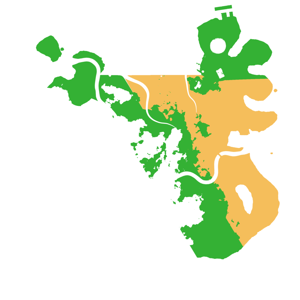 Biome Rust Map: Procedural Map, Size: 3500, Seed: 1130820594