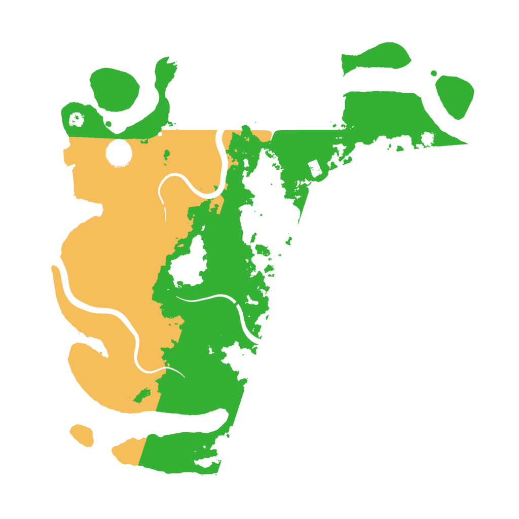 Biome Rust Map: Procedural Map, Size: 3500, Seed: 1677856