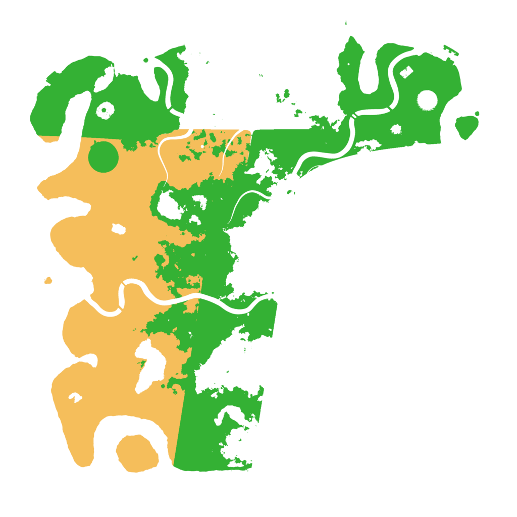 Biome Rust Map: Procedural Map, Size: 4500, Seed: 662966818