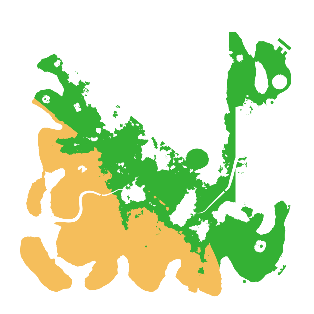 Biome Rust Map: Procedural Map, Size: 4000, Seed: 528621642