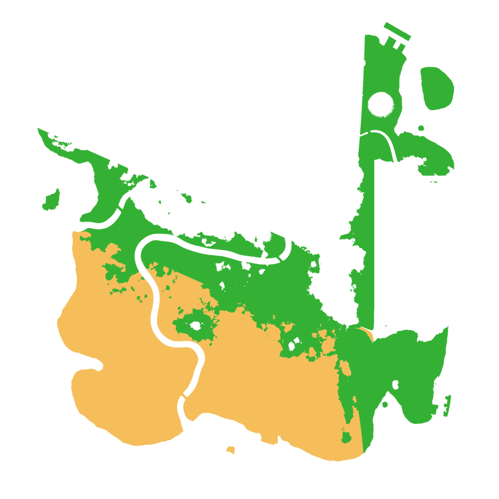 Biome Rust Map: Procedural Map, Size: 3500, Seed: 1205409490