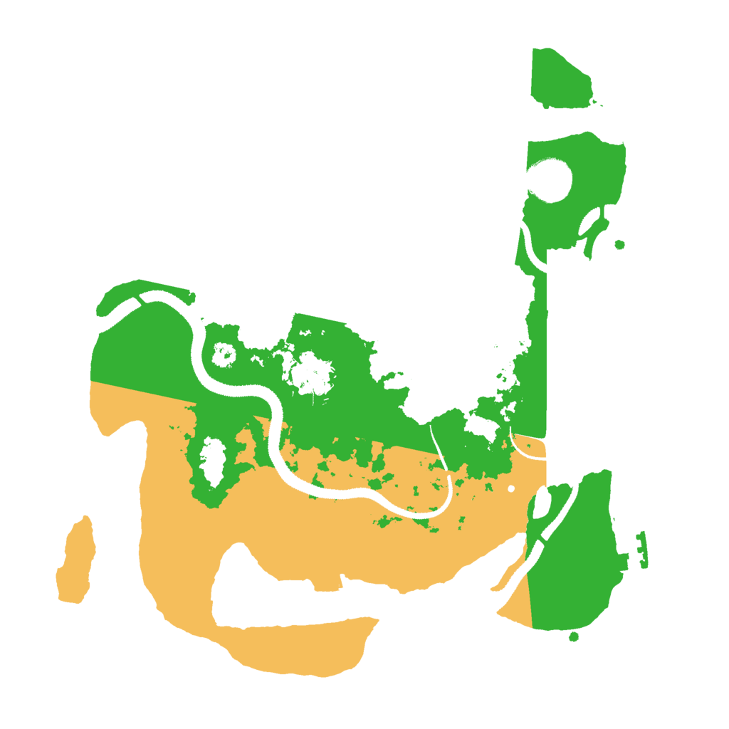 Biome Rust Map: Procedural Map, Size: 3000, Seed: 14799