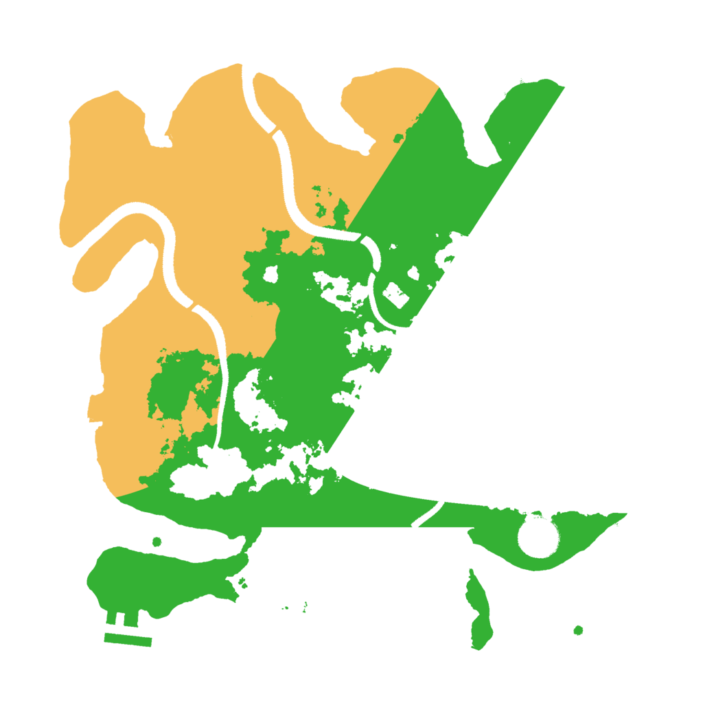 Biome Rust Map: Procedural Map, Size: 3000, Seed: 1597739111